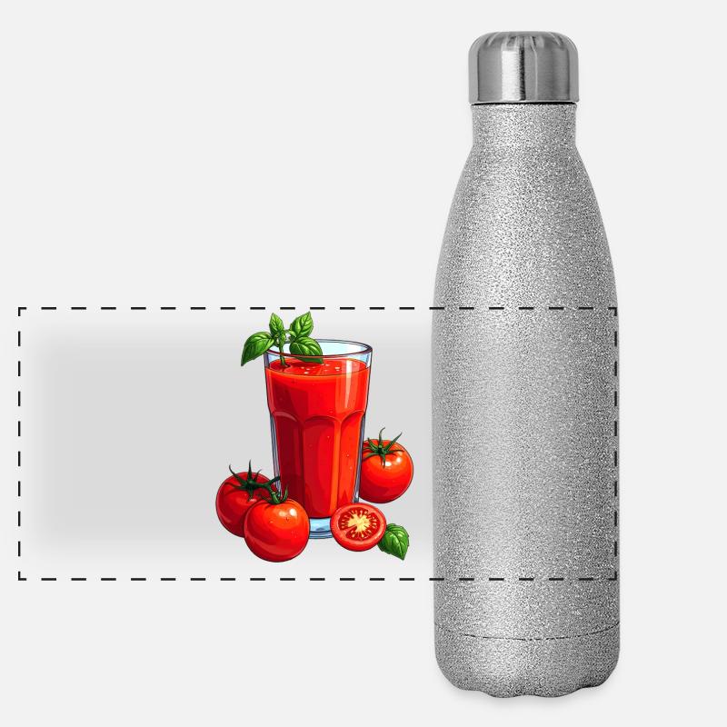 Tomato juice Panoramic Glitter Thermal Bottle 500 ml