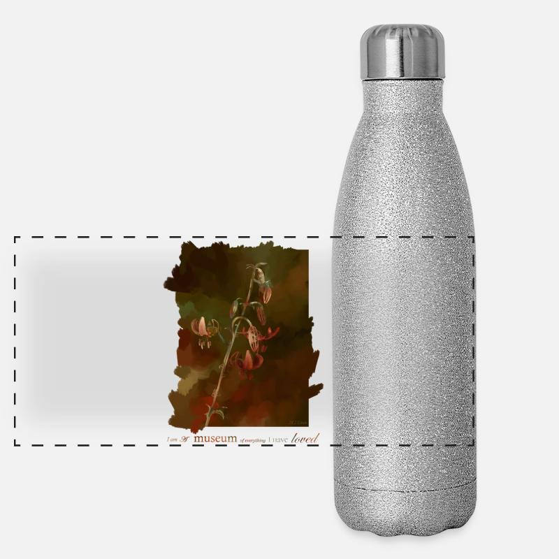 Lys Gourde isotherme panoramique pailletée 500 ml
