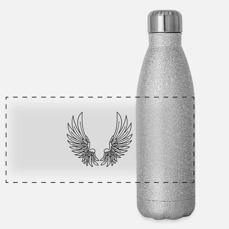 Pair of wings Panoramic Glitter Thermal Bottle 500 ml