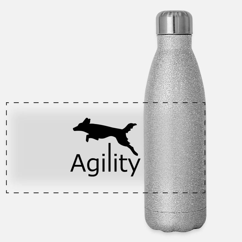 Agility Panorama Glitzer Isolierflasche 500 ml