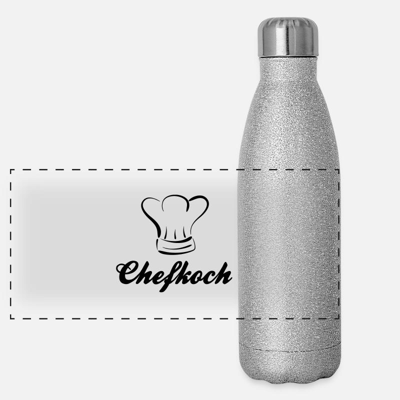chef cook Panoramic Glitter Thermal Bottle 500 ml