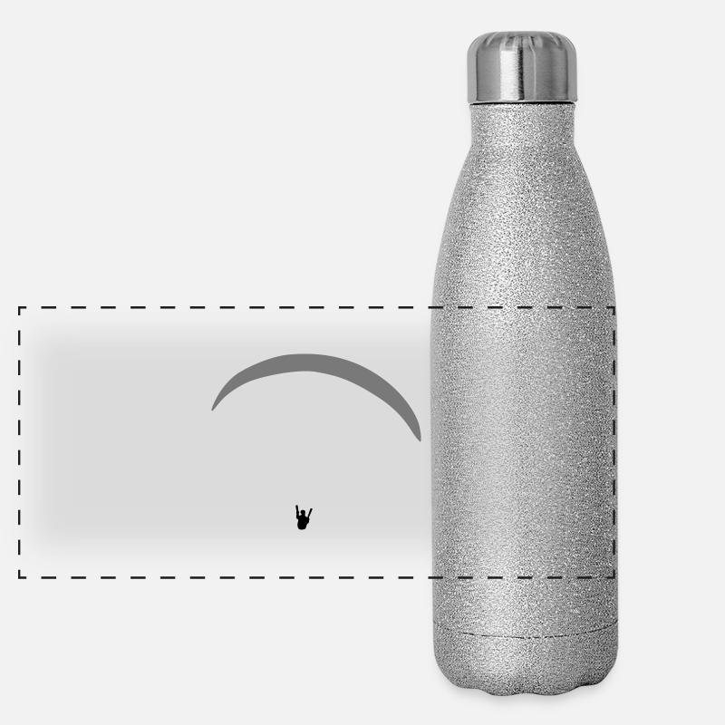 Paragliding / Paraglider Gourde isotherme panoramique pailletée 500 ml