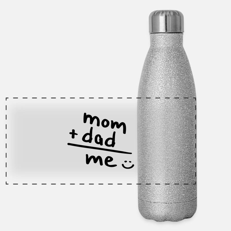 mom_dad_me__f1 Panorama Glitzer Isolierflasche 500 ml