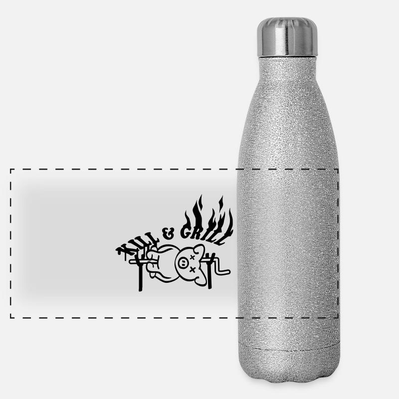Kill And Grill Pig Gourde isotherme panoramique pailletée 500 ml
