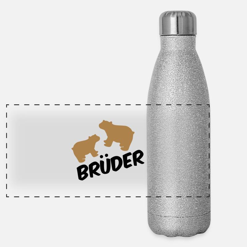 bruder Panorama Glitzer Isolierflasche 500 ml