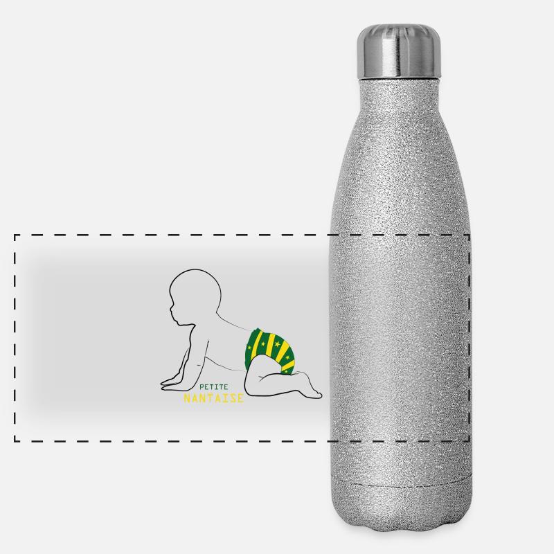Petite Nantaise Gourde isotherme panoramique pailletée 500 ml