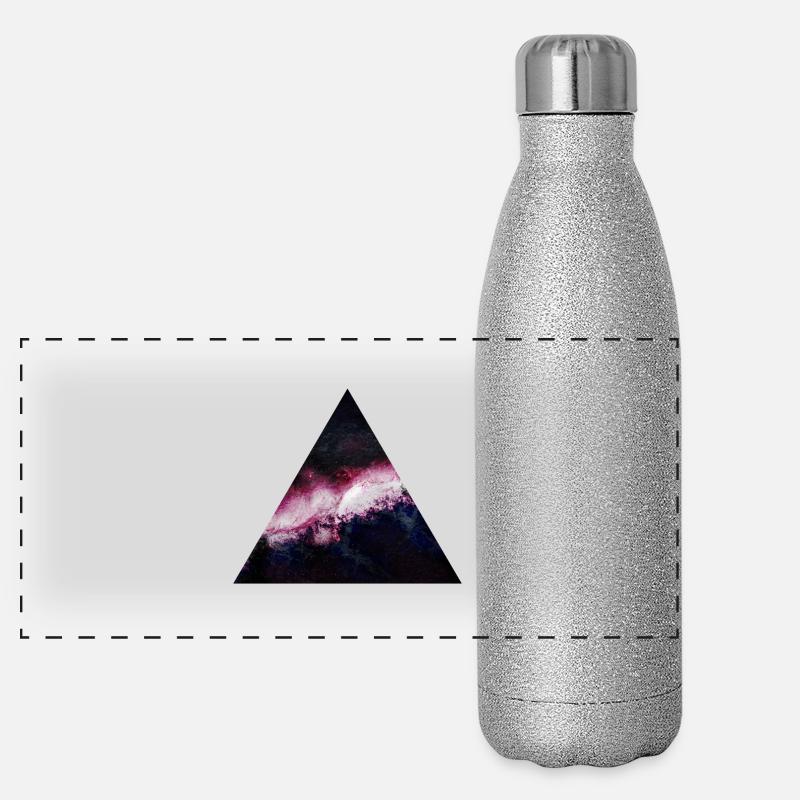 triangle galaxy Panoramic Glitter Thermal Bottle 500 ml