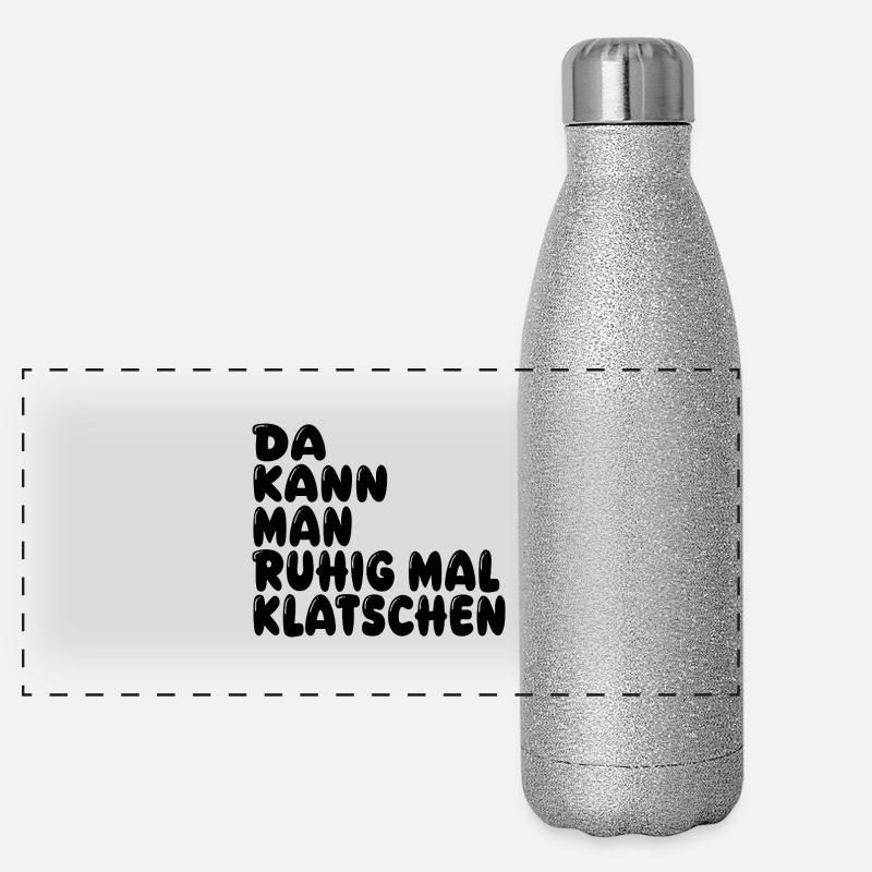 Klatschen Panorama Glitzer Isolierflasche 500 ml