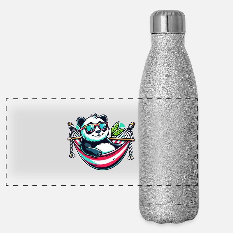 Panda Gourde isotherme panoramique pailletée 500 ml