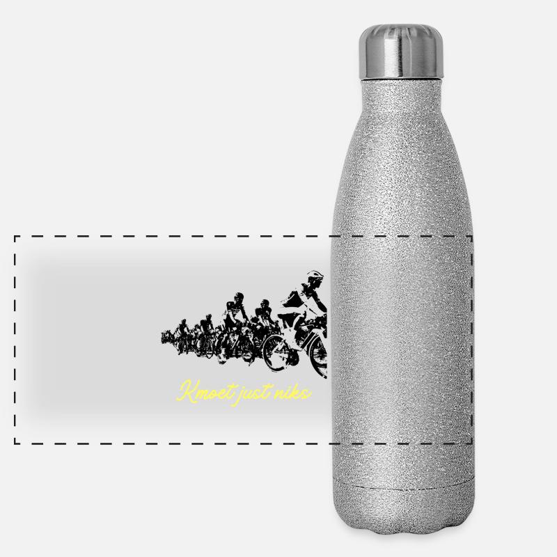 Kmoet just nothing, Dialecte anversois Chemises Gourde isotherme panoramique pailletée 500 ml