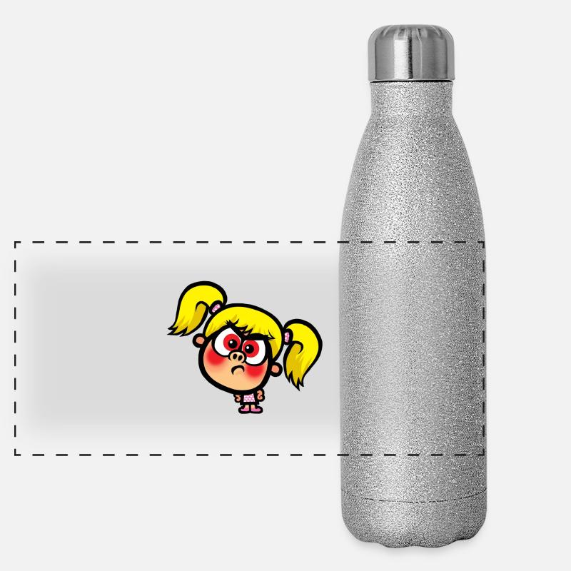Angry Stacey Gourde isotherme panoramique pailletée 500 ml