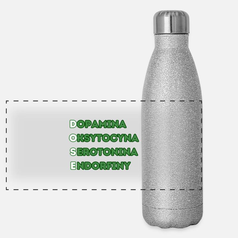 Dose PL Gourde isotherme panoramique pailletée 500 ml