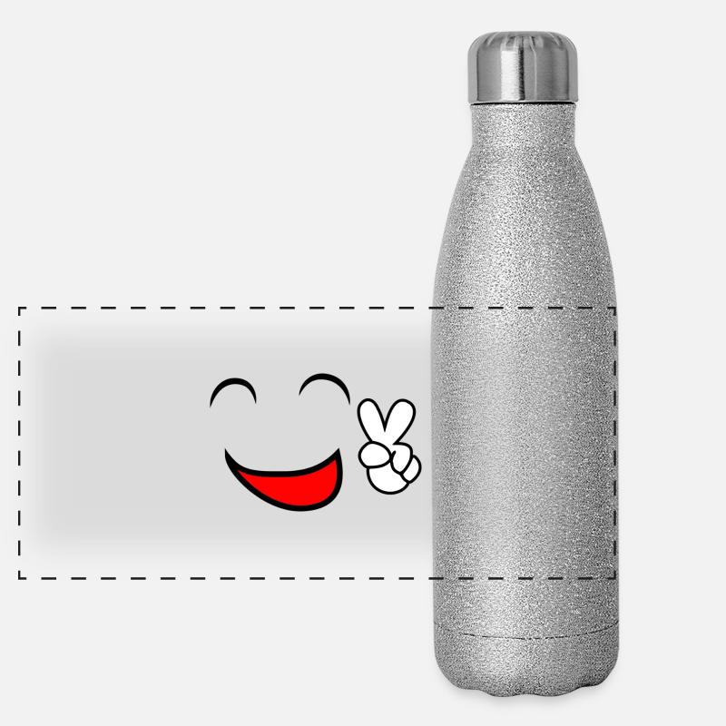 Comic Style Gourde isotherme panoramique pailletée 500 ml