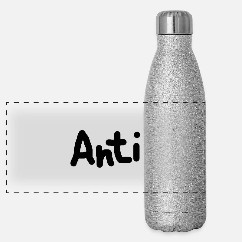 contre Gourde isotherme panoramique pailletée 500 ml