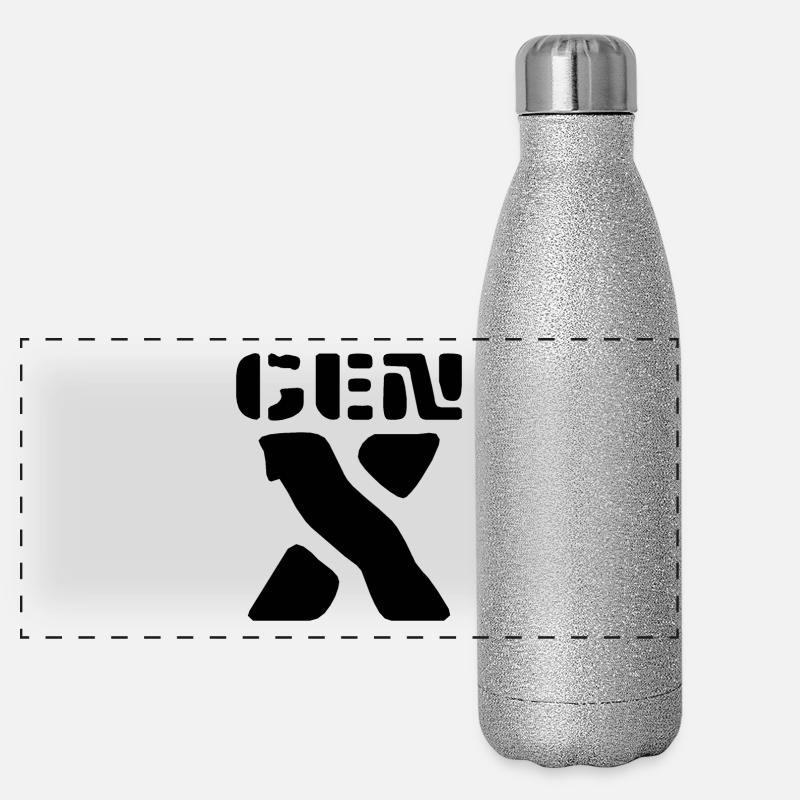 Generation X Panorama Glitzer Isolierflasche 500 ml
