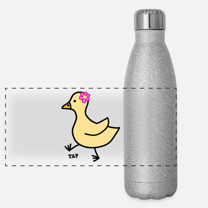 tip tap kleine Ente Panorama Glitzer Isolierflasche 500 ml