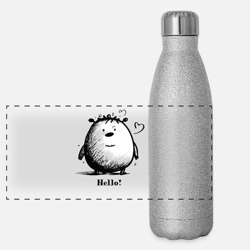 Cuddly Cuddly Cuddly Monster Panoramic Glitter Thermal Bottle 500 ml