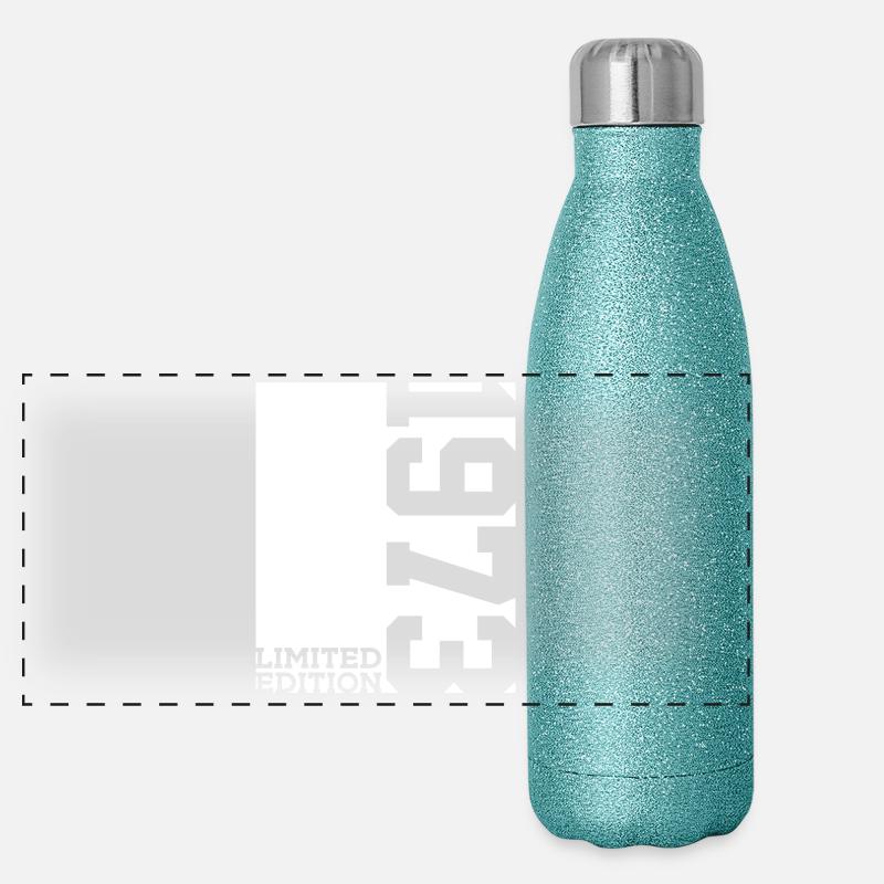 53RD BIRTHDAY LIMITED EDITION 1973 Panoramic Glitter Thermal Bottle 500 ml
