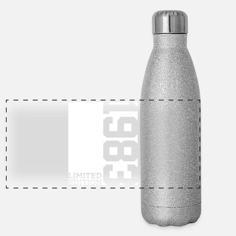 43. GEBURTSTAG LIMITED EDITION 1983 Panorama Glitzer Isolierflasche 500 ml