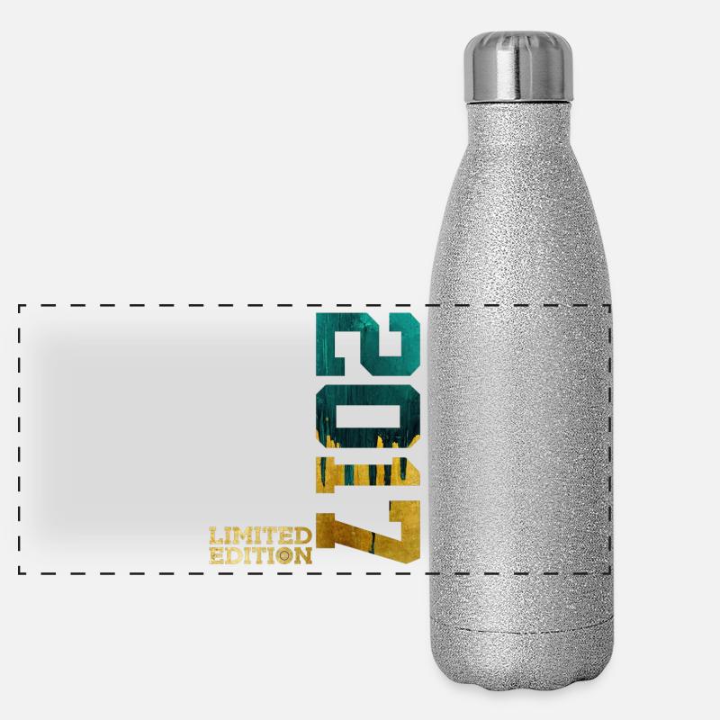 9E ANNIVERSAIRE ÉDITION LIMITÉE 2017 Gourde isotherme panoramique pailletée 500 ml