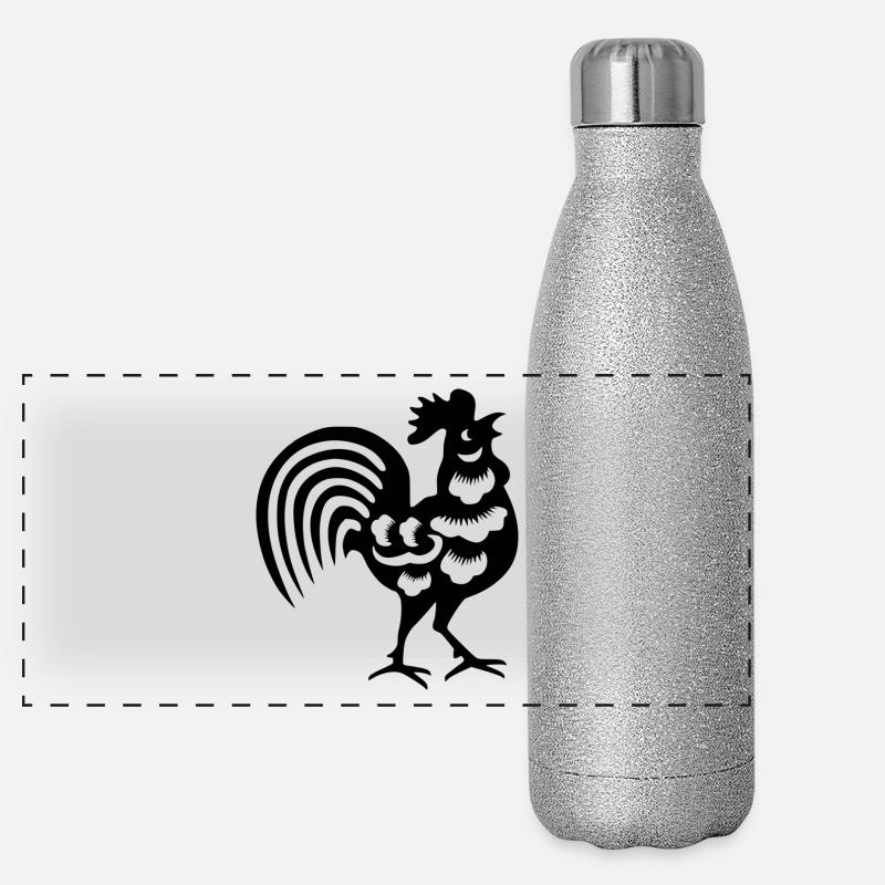 Hahn Panorama Glitzer Isolierflasche 500 ml