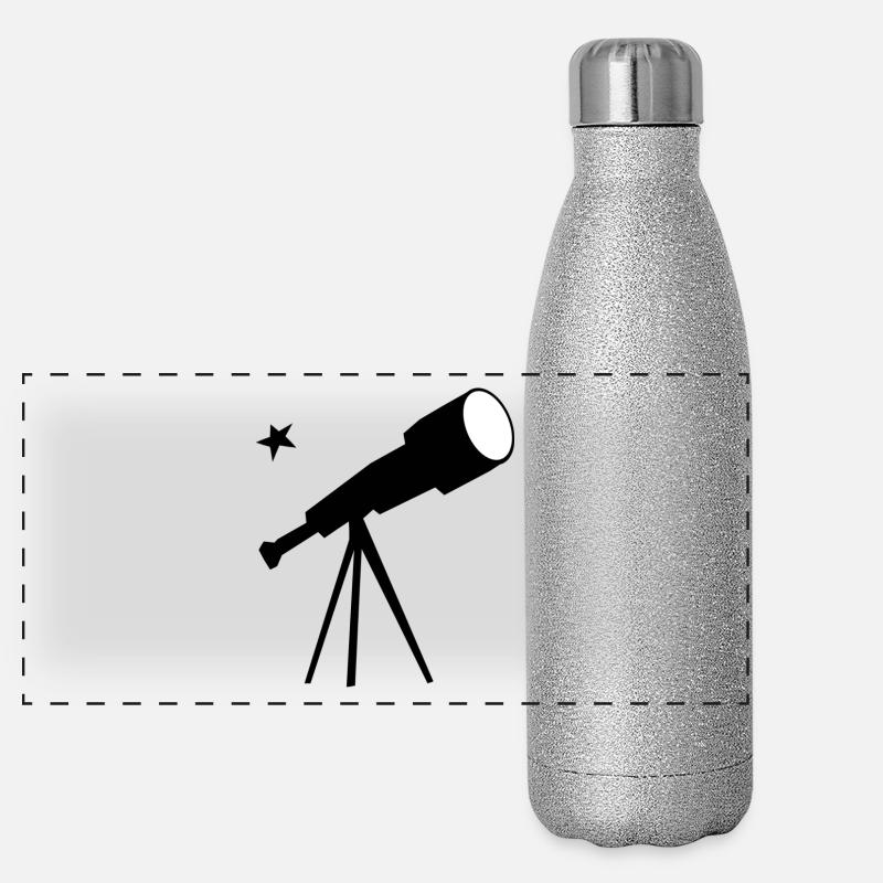 Teleskop Panorama Glitzer Isolierflasche 500 ml