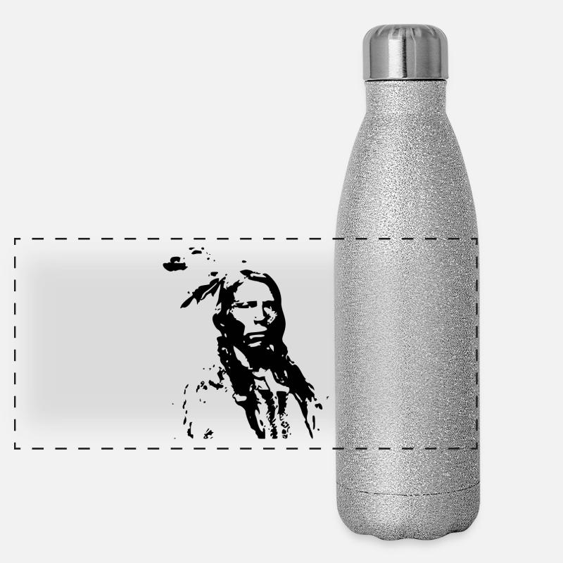 chef indien Gourde isotherme panoramique pailletée 500 ml