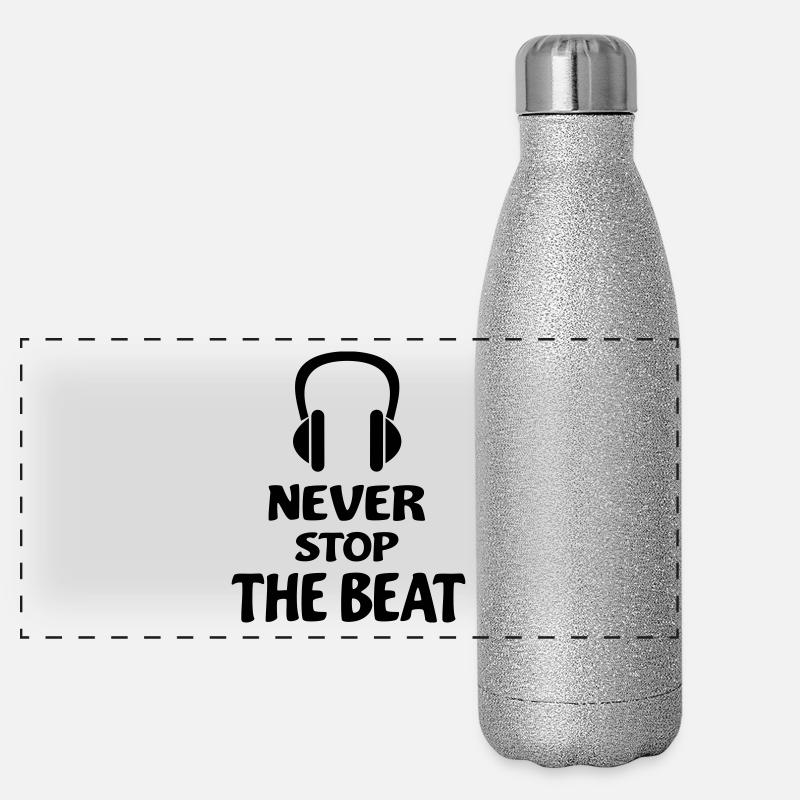 DJ Gourde isotherme panoramique pailletée 500 ml