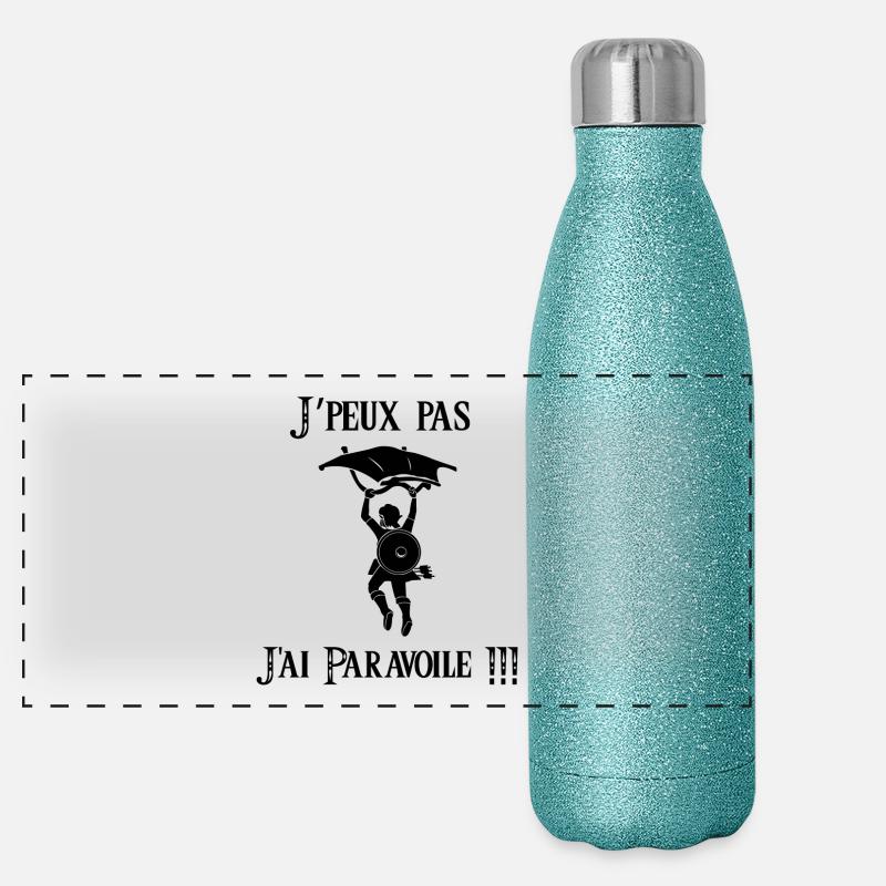 Link triforce Paravoile Gourde isotherme panoramique pailletée 500 ml