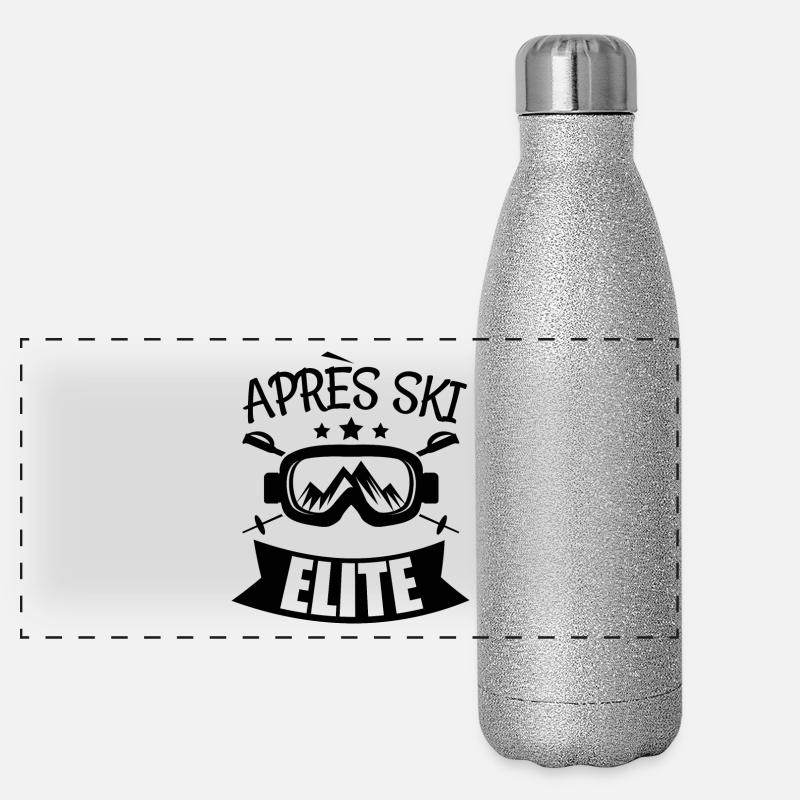 apres ski elite 4 Panoramic Glitter Thermal Bottle 500 ml