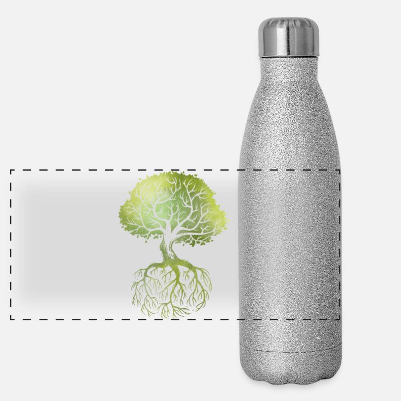 Roots Panorama Glitzer Isolierflasche 500 ml