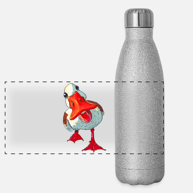 Canard Gourde isotherme panoramique pailletée 500 ml