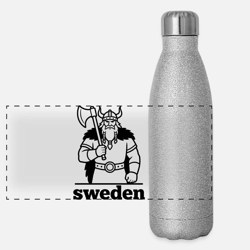 Suède Gourde isotherme panoramique pailletée 500 ml