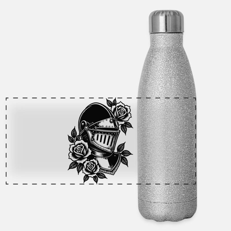 Casque de Chevalier Rosebound Gourde isotherme panoramique pailletée 500 ml