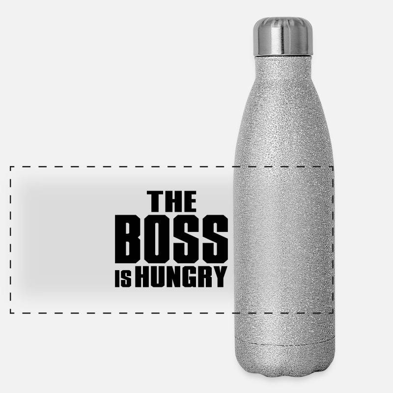 funny quote Panoramic Glitter Thermal Bottle 500 ml