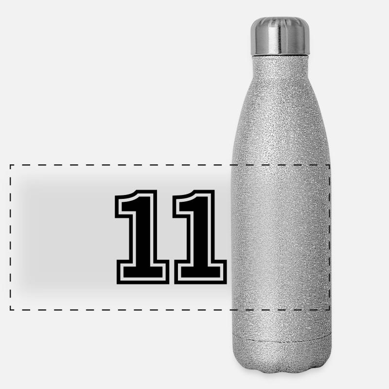 number_elf Panorama Glitzer Isolierflasche 500 ml