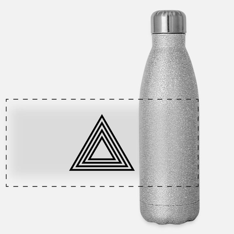 triangle_form Gourde isotherme panoramique pailletée 500 ml