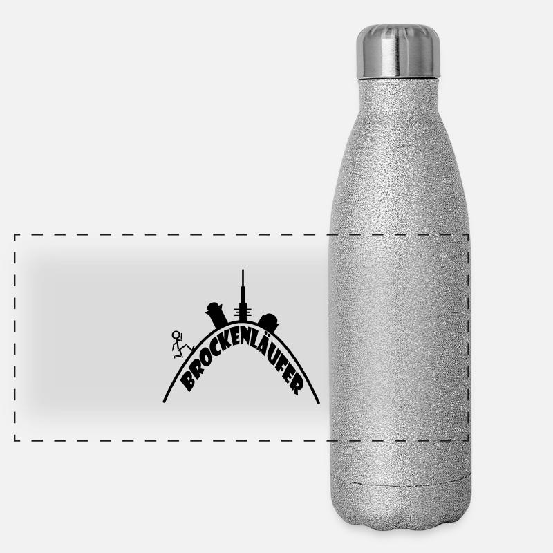 Course Brocken Gourde isotherme panoramique pailletée 500 ml