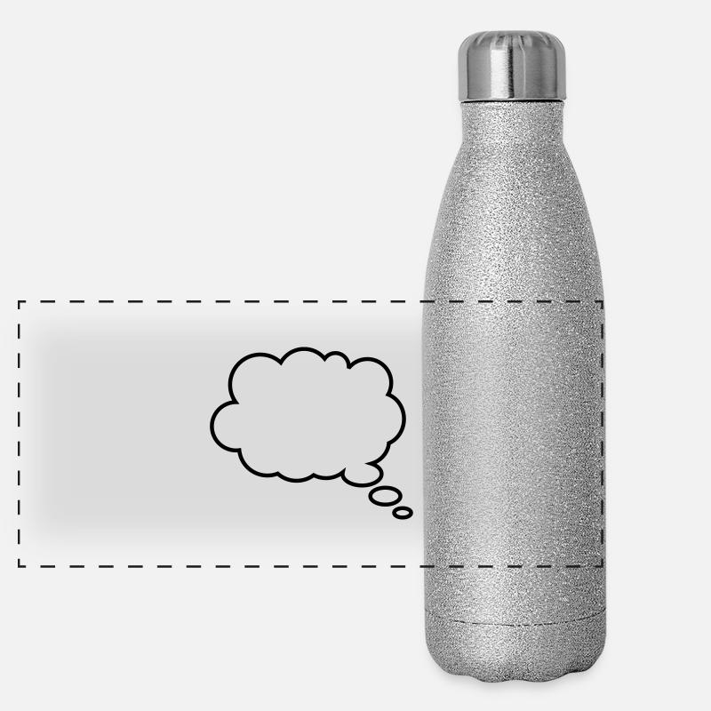 gedankenblase__f1 Panoramic Glitter Thermal Bottle 500 ml