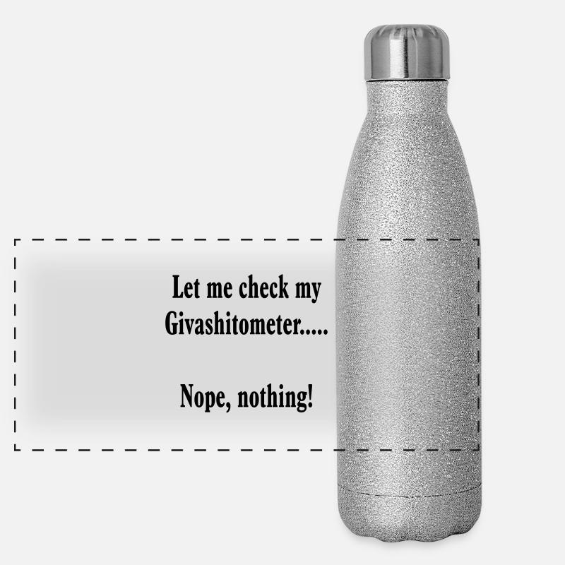 give a shit Panoramic Glitter Thermal Bottle 500 ml