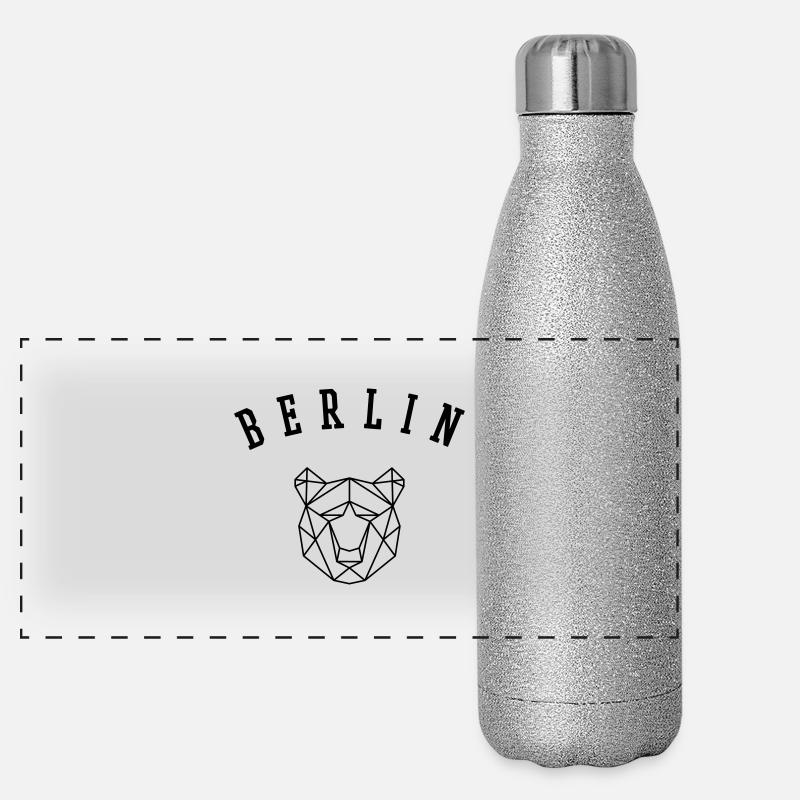 Berlin Panorama Glitzer Isolierflasche 500 ml