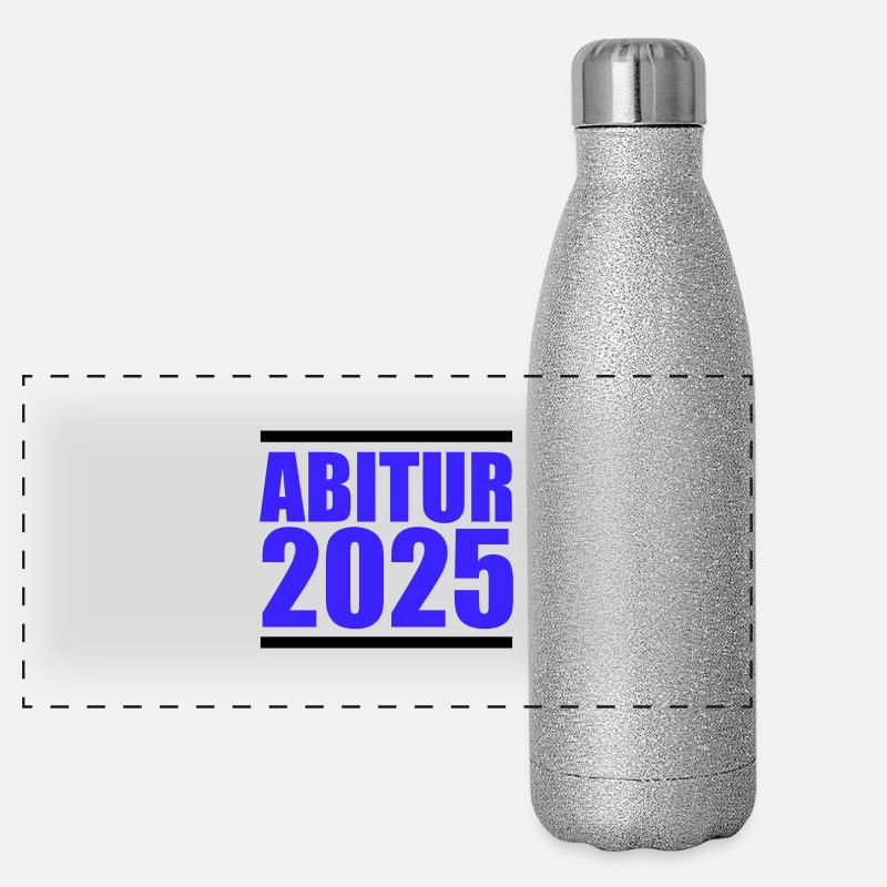 Abitur 2025 Panoramic Glitter Thermal Bottle 500 ml