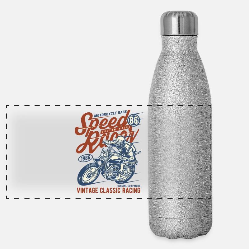 Speed Racer 2 2 Gourde isotherme panoramique pailletée 500 ml