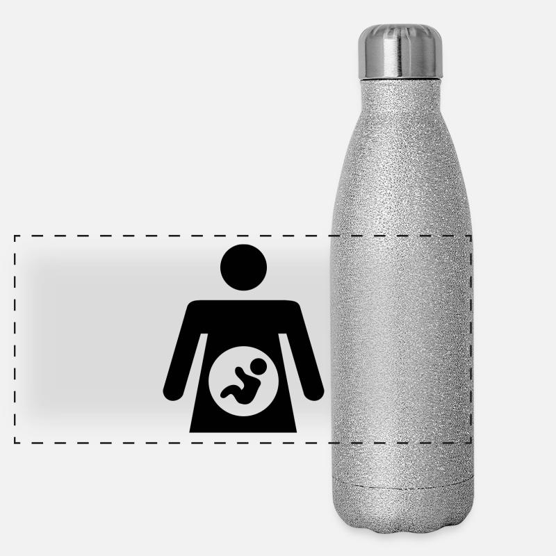 Grossesse Bouteille isotherme à paillettes