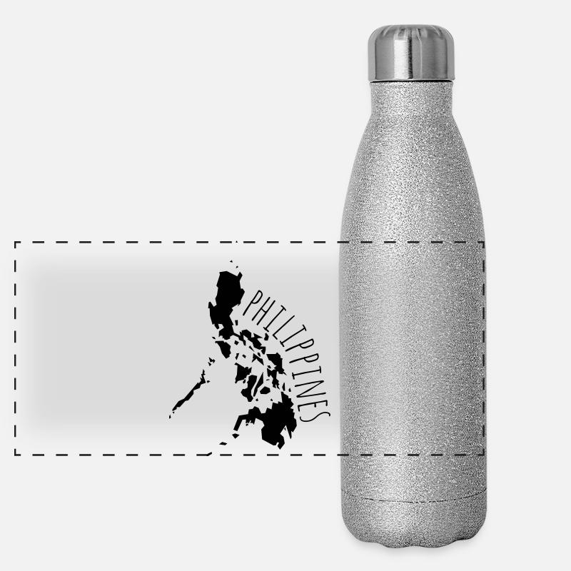 Philippines Panorama Glitzer Isolierflasche 500 ml