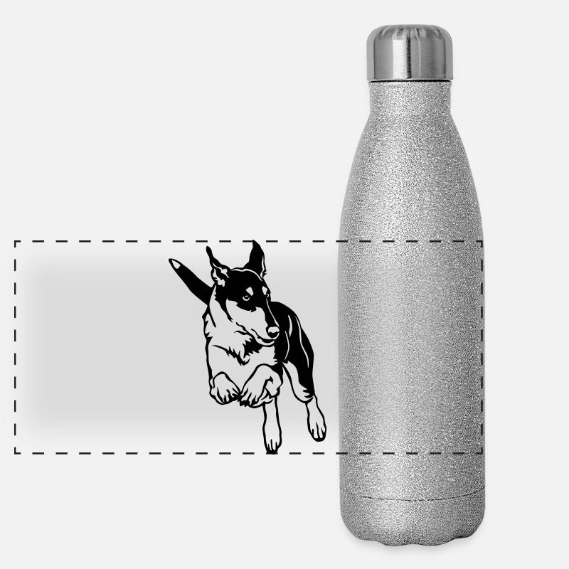 Panorama Glitzer Isolierflasche 500 ml