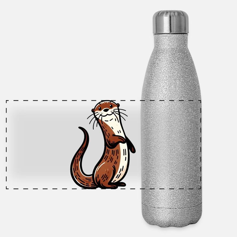 Otter Panoramic Glitter Thermal Bottle 500 ml