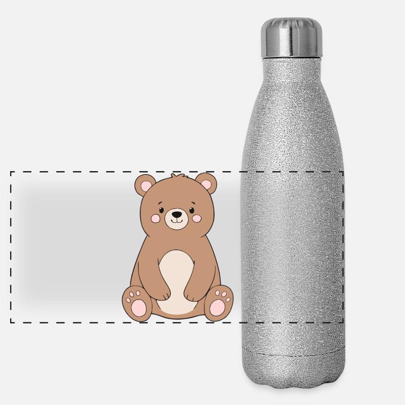 Panorama Glitzer Isolierflasche 500 ml