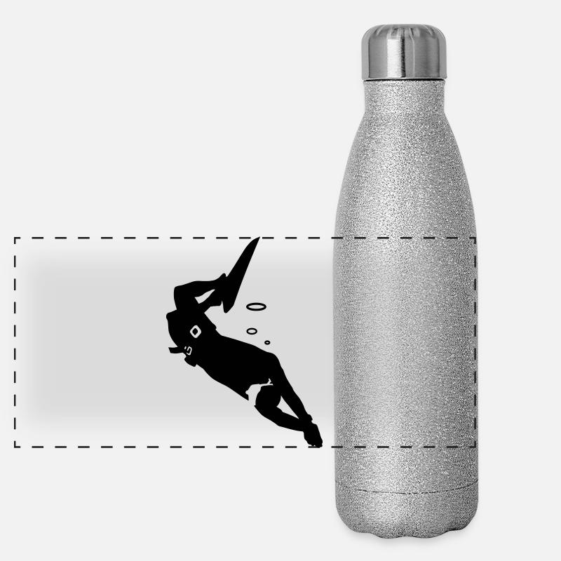 Plongeur Gourde isotherme panoramique pailletée 500 ml