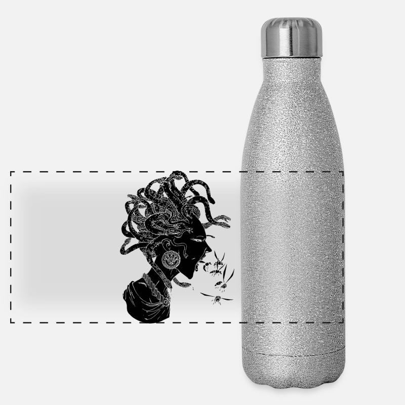 Black Médusa Gourde isotherme panoramique pailletée 500 ml